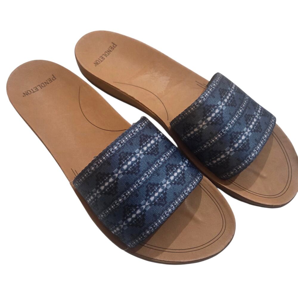 Pendleton Slide Sandals - Desert Dawn. New, no tags or box, Wide Strap, sz 9